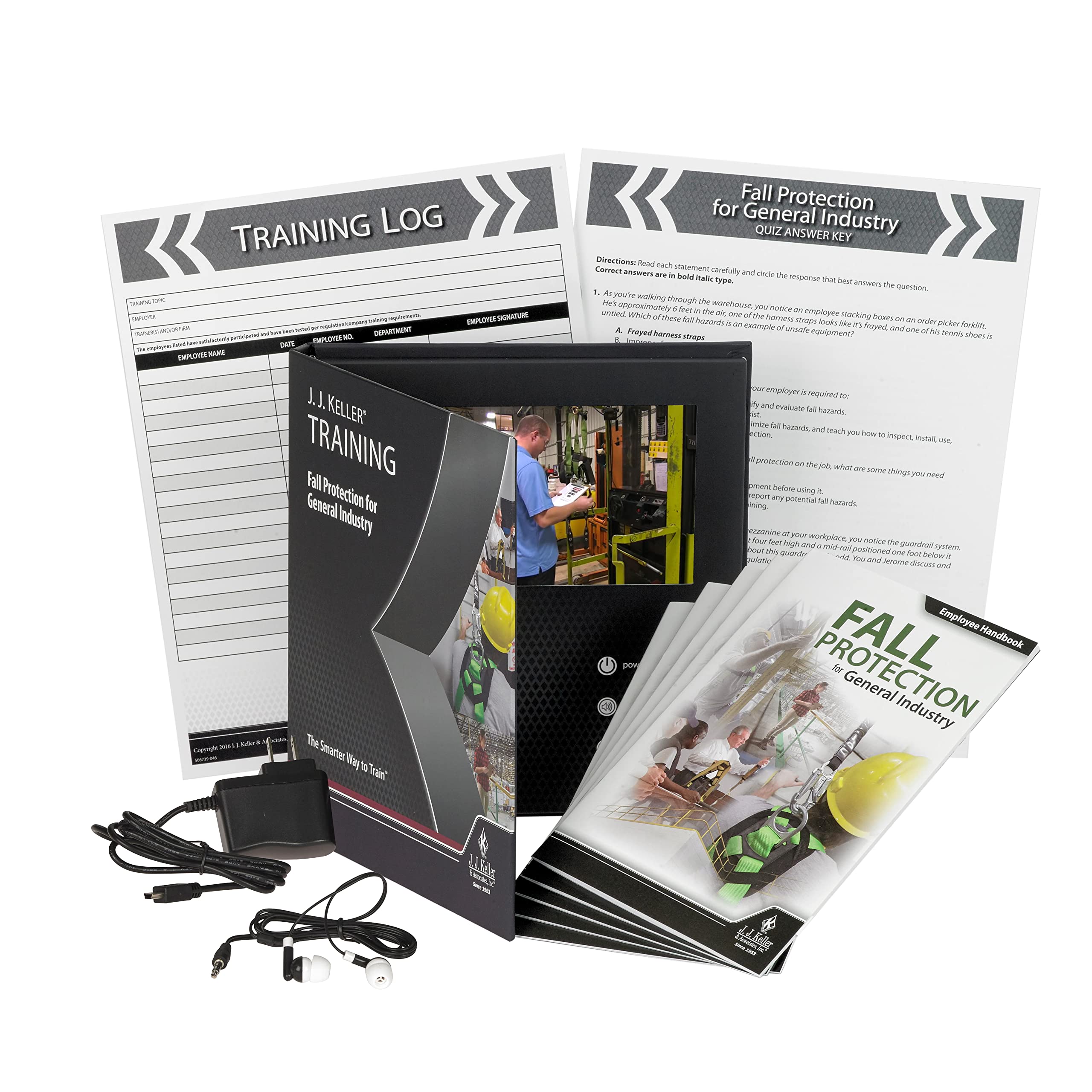 OSHA Fall Protection Training Book - General Industry Safety Guide for Walking-Working Surfaces Compliance | J.J. Keller & Associates | Workplace Safety Video & Manual | Perfect for Construction Sites & Warehouse Safety Training