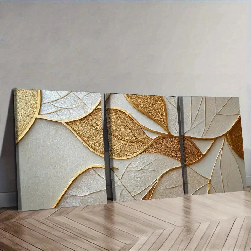 3-Piece Geometric Wall Art Set - Framed Canvas Prints 40x60cm - High Quality Australian Made Wall Decor for Living Room, Bedroom & Office