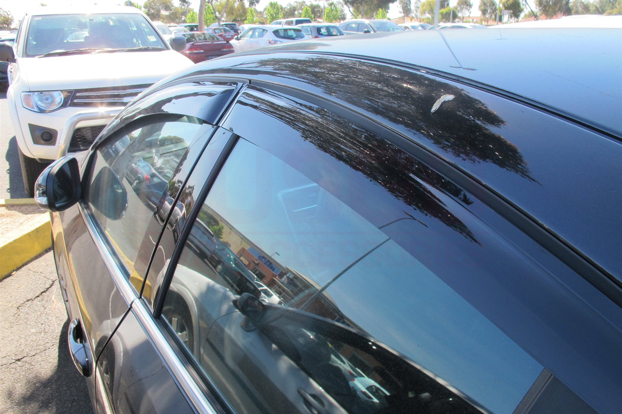 Volvo S60 Weather Shields (2010-2018) - Premium Car Window Deflectors for Rain Protection & Improved Ventilation - Perfect for All-Weather Driving & Road Trips