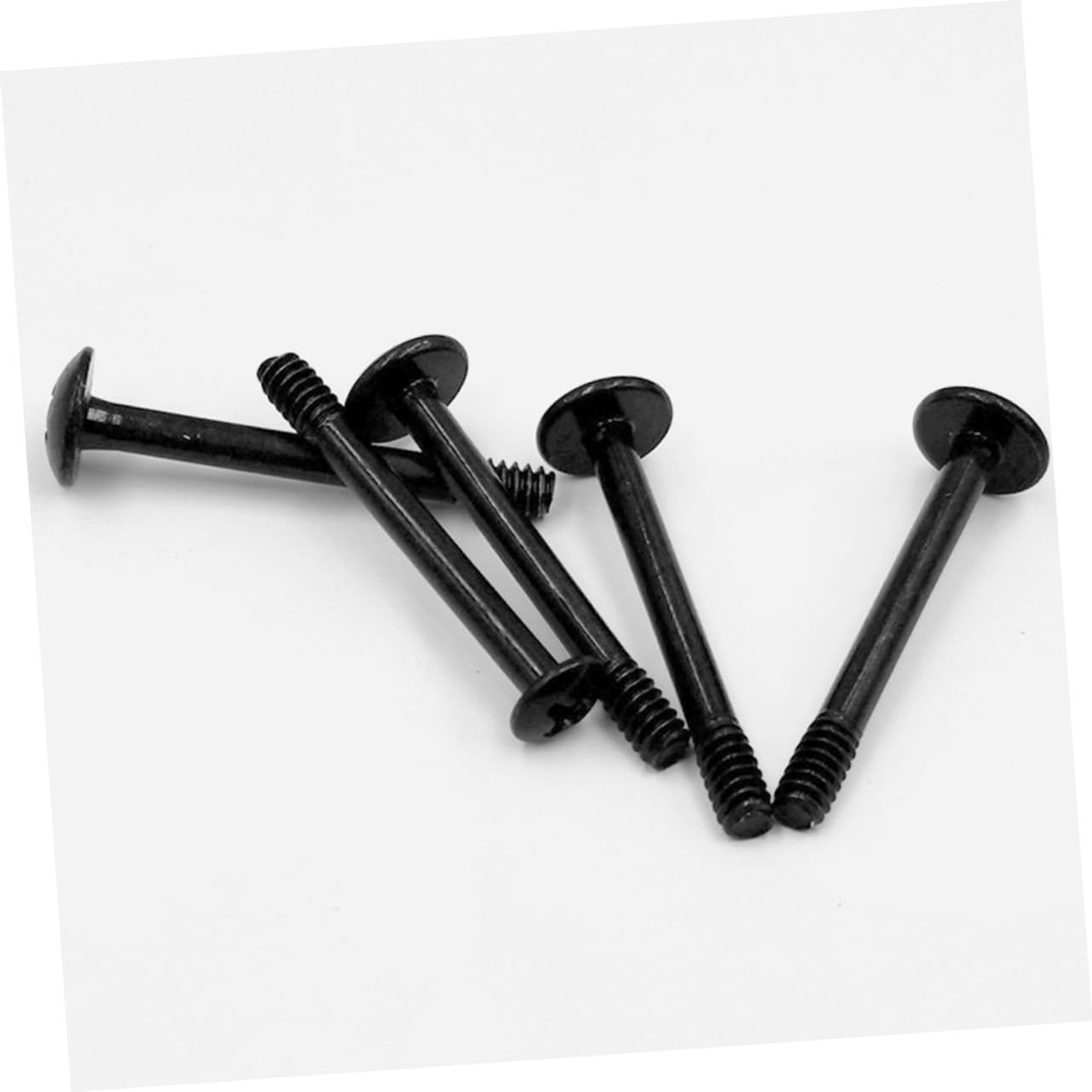 AOKWAWALIY 50pcs Black Steel PC Cooling Fan Screws Kit - 3cm Length for Case Mounting | Perfect for Computer Builds, Gaming Rigs & DIY PC Upgrades