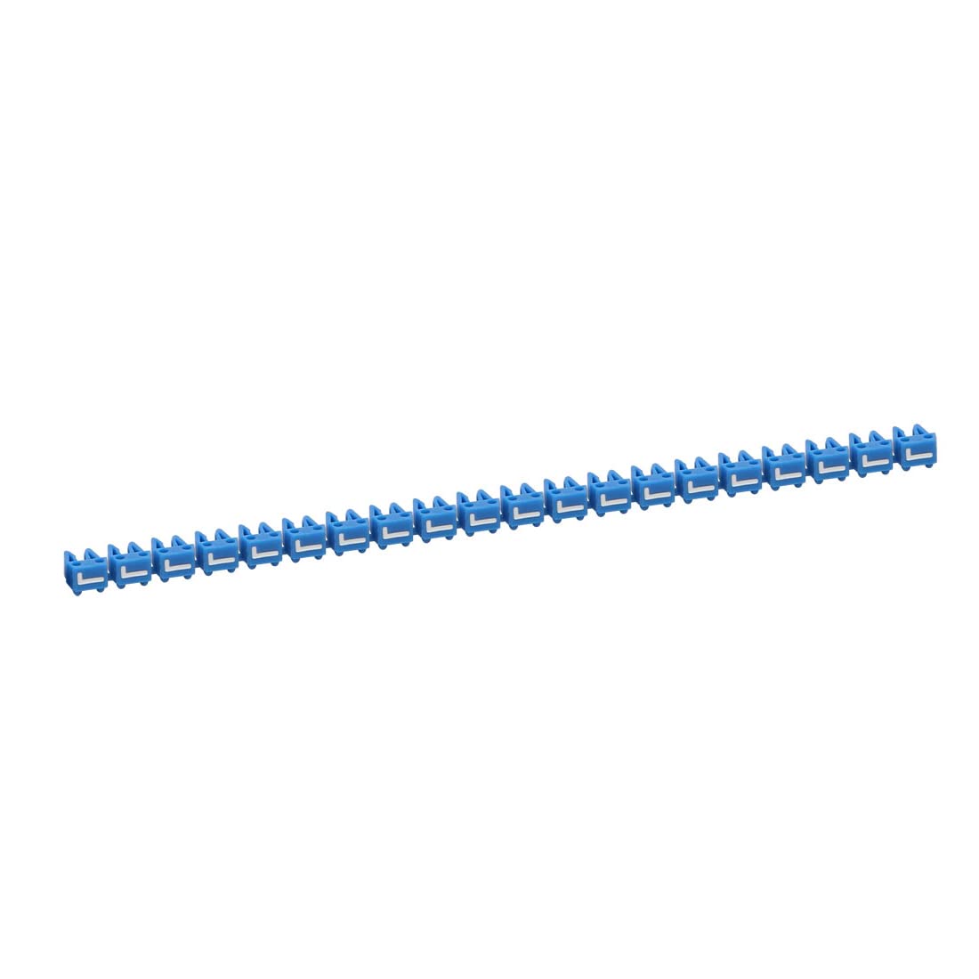 Sourcing Map Blue 'L' Network Cable Labels for 1.0-3.0mm Wires (20 Pcs) - Durable Wire Markers for Ethernet, Server & Office Cable Organization