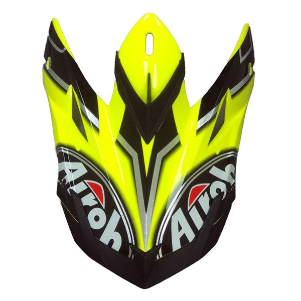 Airoh Peak For Aviator 2.2 Junior Cairoli Mantova Gloss Yellow & Black Motocross Helmet - Lightweight & Durable for Kids Off-Road Racing & Dirt Bike Adventures