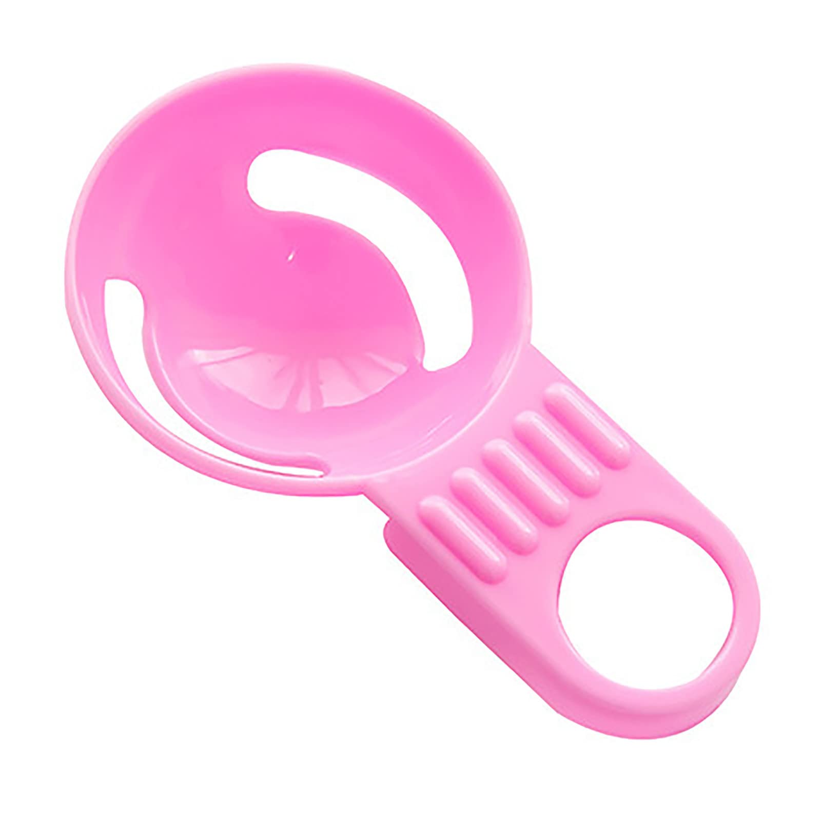Plastic Kitchen Sieve Separator & Egg Holder - Multi-Purpose Sifting Gadget with Funnel Design for Baking, Cooking & Food Prep (Pink, One Size) - Perfect for Measuring Ingredients, Straining Liquids & Organizing Small Items