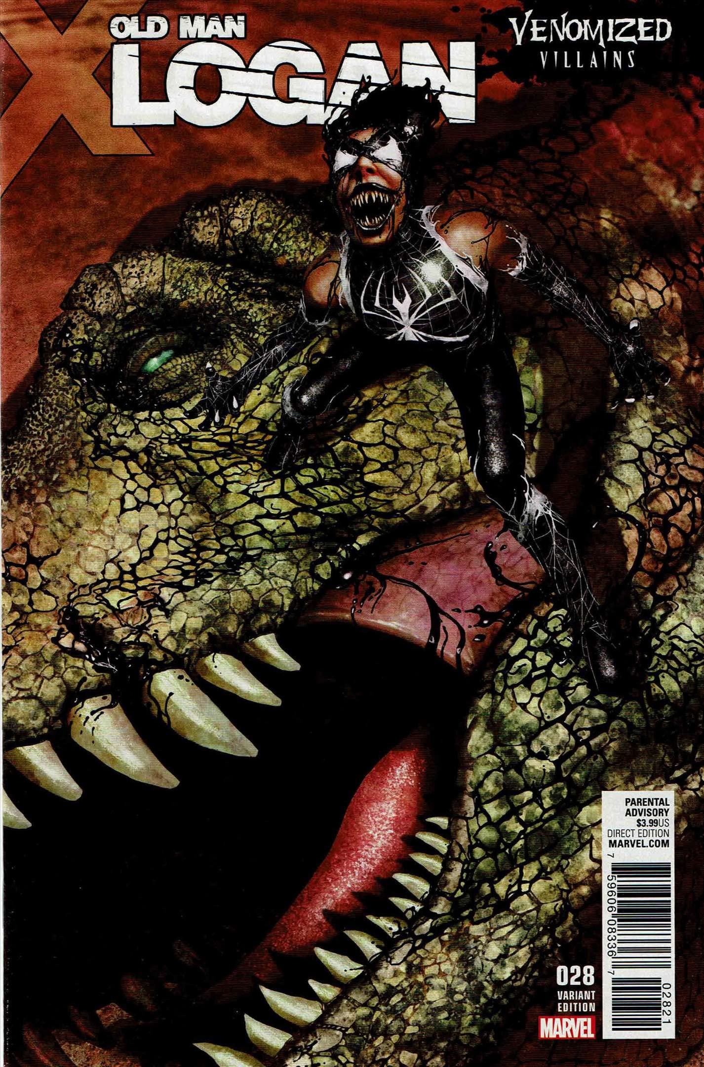 Old Man Logan (2nd Series) #28A VF/NM Marvel Comic Book - Venomized Variant Cover | Collectible Superhero Graphic Novel for Marvel Fans & Comic Book Collectors | Perfect for Display, Gifts, and Investment