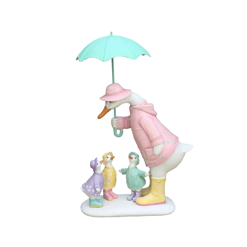 BJK Creative Resin Duck Ornaments for Patio, Garden, and Home Decor - Perfect for Outdoor Gardening, Lawn, and Yard Decoration