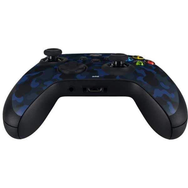 Blue Street Camo Xbox Series X Controller Skin | Protective Decal Sticker for Gaming Accessories | Perfect for Gamers & Collectors | Durable Vinyl Wrap for Enhanced Grip & Custom Style