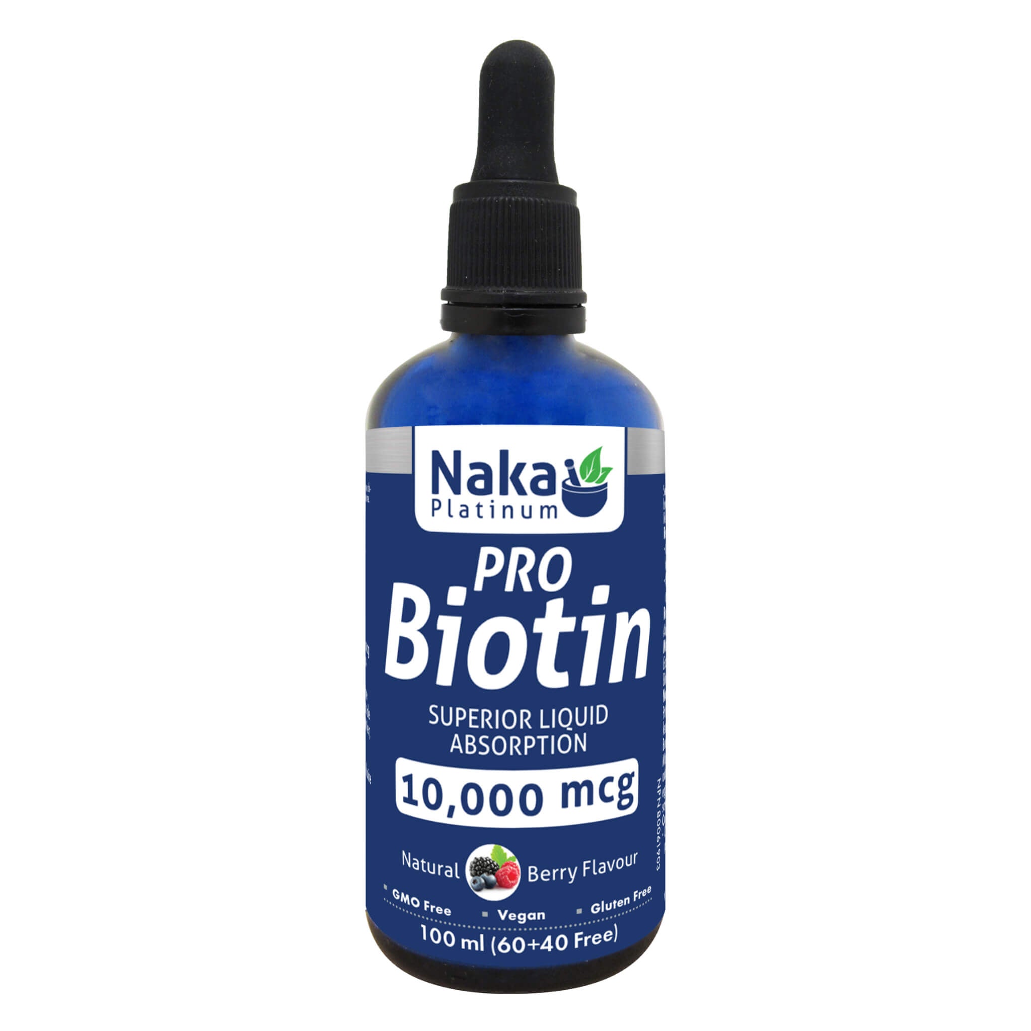 Pro Biotin 10,000 mcg Hair Skin & Nails Supplement - Berry Flavor for Healthy Growth & Beauty | Perfect for Daily Wellness Routine