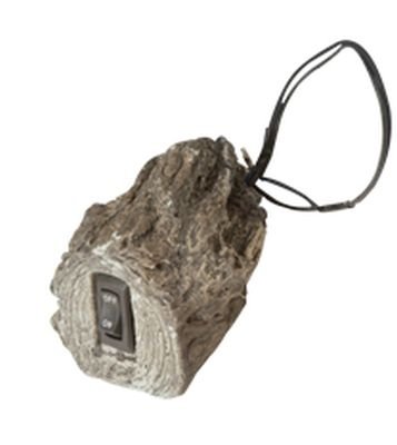 12-Inch Wired Log Switch - Heavy Duty Outdoor/Indoor Electrical Switch for Home, Garage, and Workshop Use