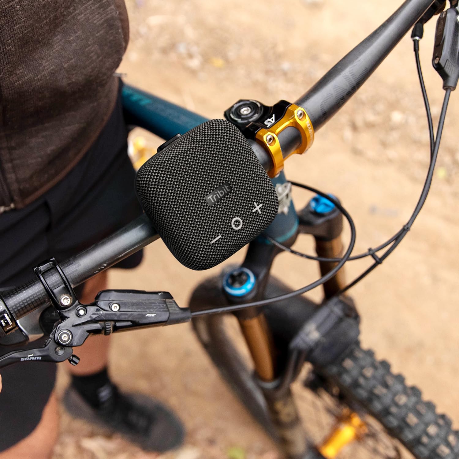 Tribit StormBox Micro 2 - 10W Loud Bluetooth Speaker with Deep Bass, IP67 Waterproof & Dustproof, 12-Hour Playtime, TWS Pairing - Perfect for Biking, Camping, Travel, Hiking & Outdoor Adventures
