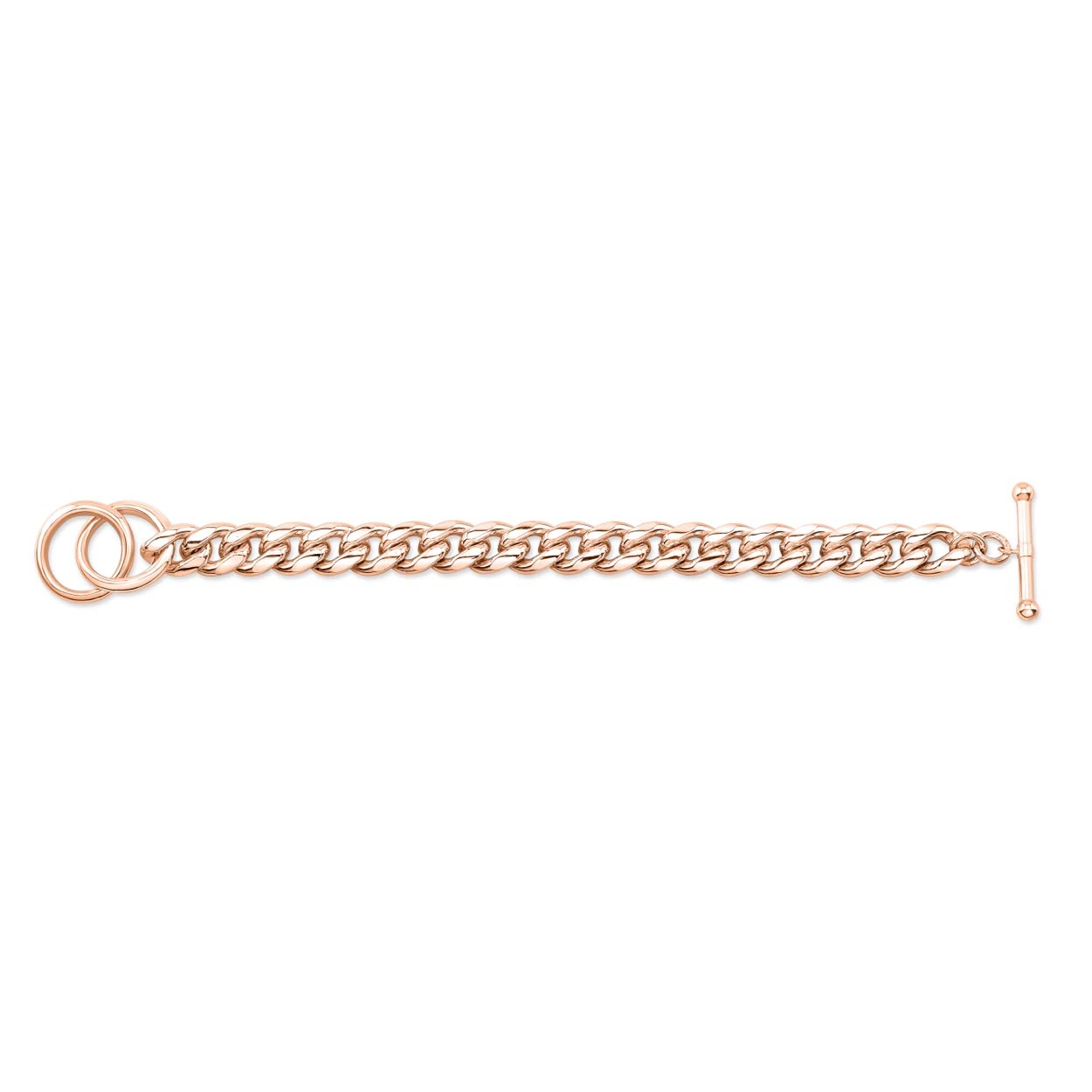 14K Gold Plated 925 Sterling Silver Miami Cuban Link Bracelet for Men & Women - Toggle & T-Bar Closure, 29g-61g Handmade Jewelry Gift - Perfect for Parties, Weddings & Everyday Wear