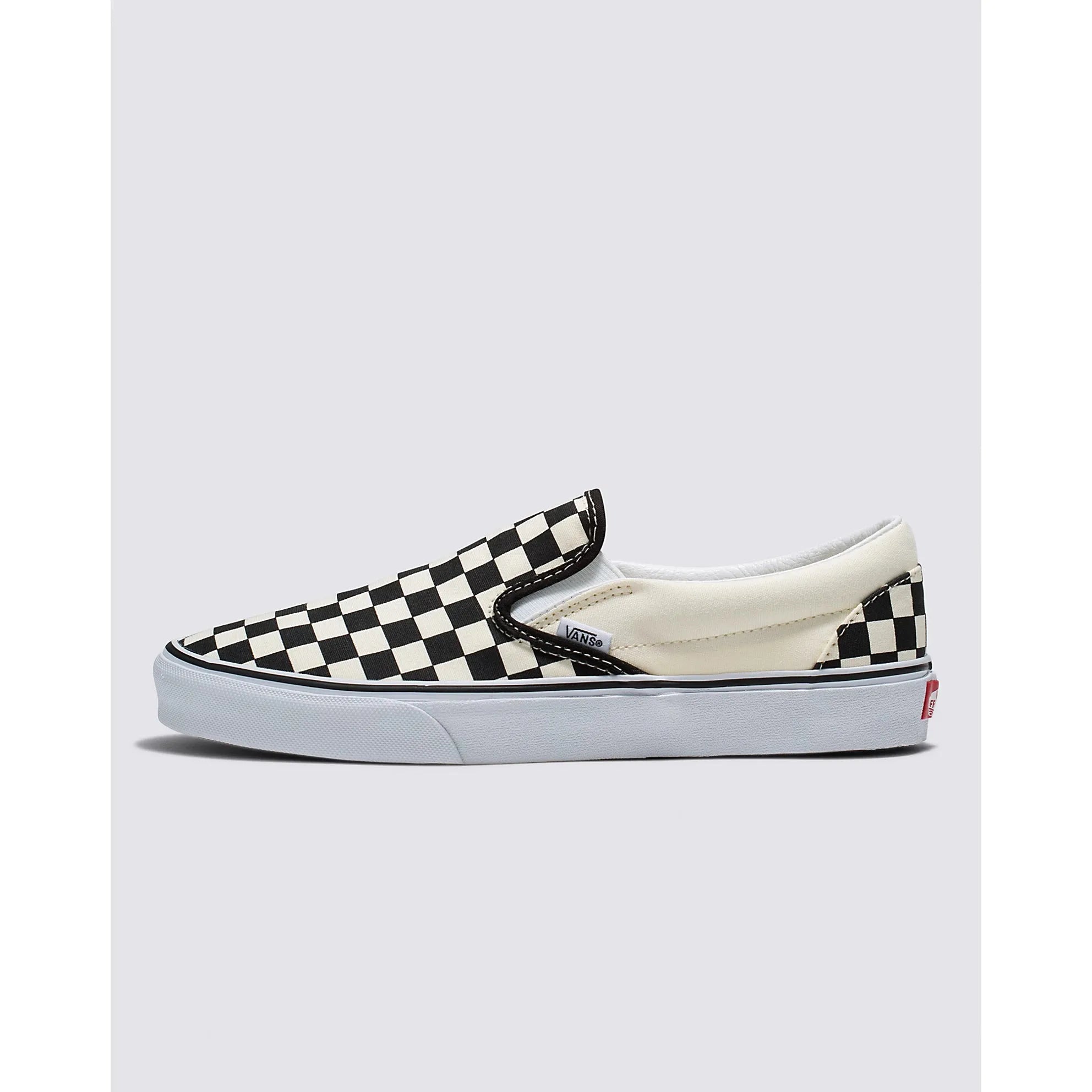 Vans Classic Slip-On Checkerboard Sneakers - Black & White Skate Shoes for Men & Women | Casual Streetwear, Skateboarding, Everyday Comfort