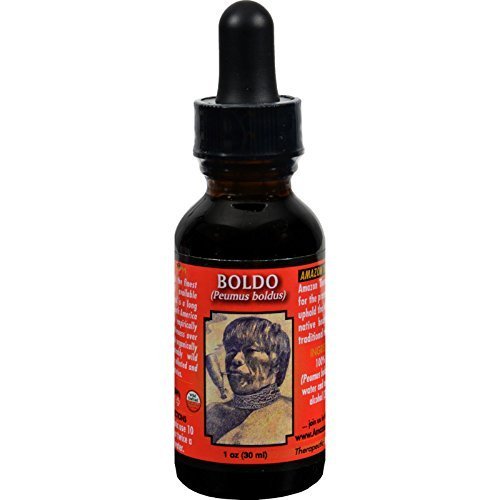 Amazon Therapeutic Labs Boldo Extract - 1 fl oz (30ml) | Natural Herbal Supplement for Digestive Support & Liver Health | Perfect for Detox, Wellness & Herbal Tea Blends