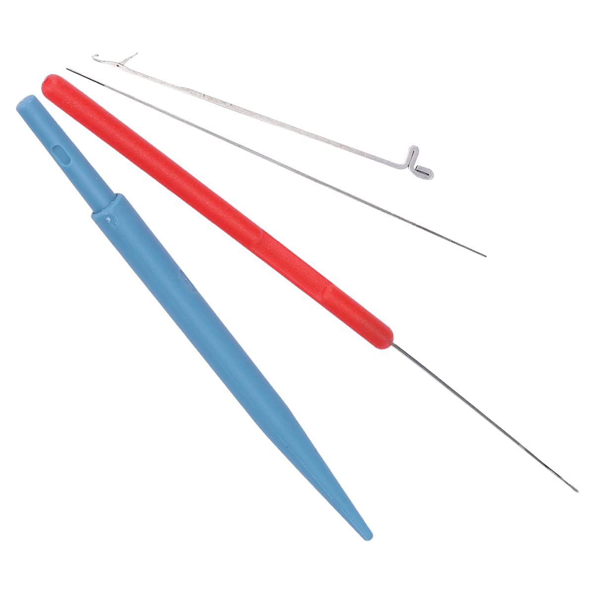 4-Piece Reusable Beading Needle Threader Set - Professional Beading Tools for Jewelry Making, Crochet & Sewing - Perfect for DIY Crafts, Beadwork, and Handmade Accessories