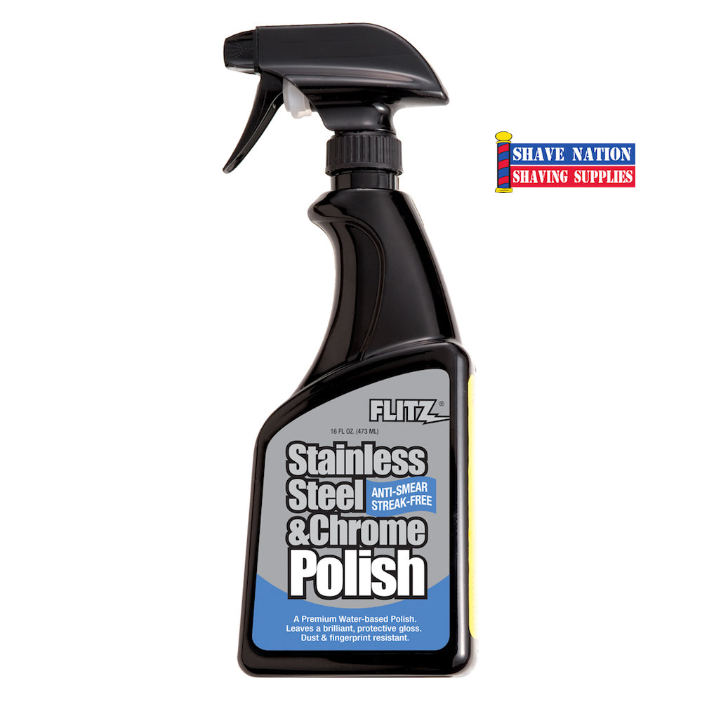 Flitz Premium Stainless Steel & Chrome Polish - Restores Shine & Protects Metal Surfaces | Perfect for Car Parts, Motorcycles, Kitchen Appliances & Marine Equipment