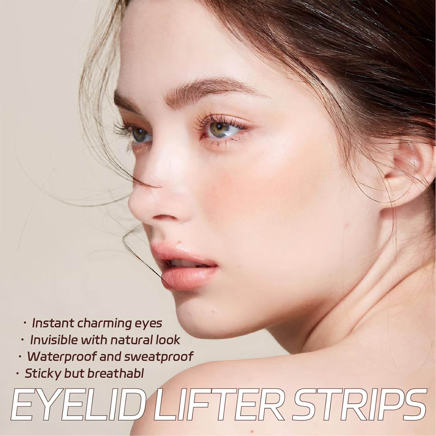 Electomania Fabric 300 Pair Double Eyelid Tape - Invisible Self-Adhesive Eyelid Stickers, Waterproof & Lightweight for Natural Eye Makeup | Perfect for Monolid, Hooded Eyes & Asian Beauty Looks