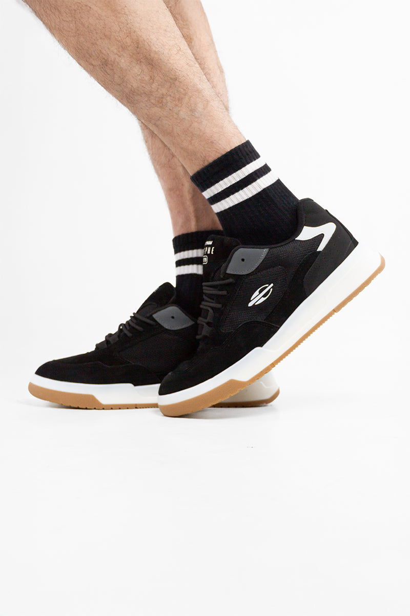 Mormaii Skape Black Running Shoes for Men - Lightweight & Comfortable Sneakers for Jogging, Gym, and Daily Wear