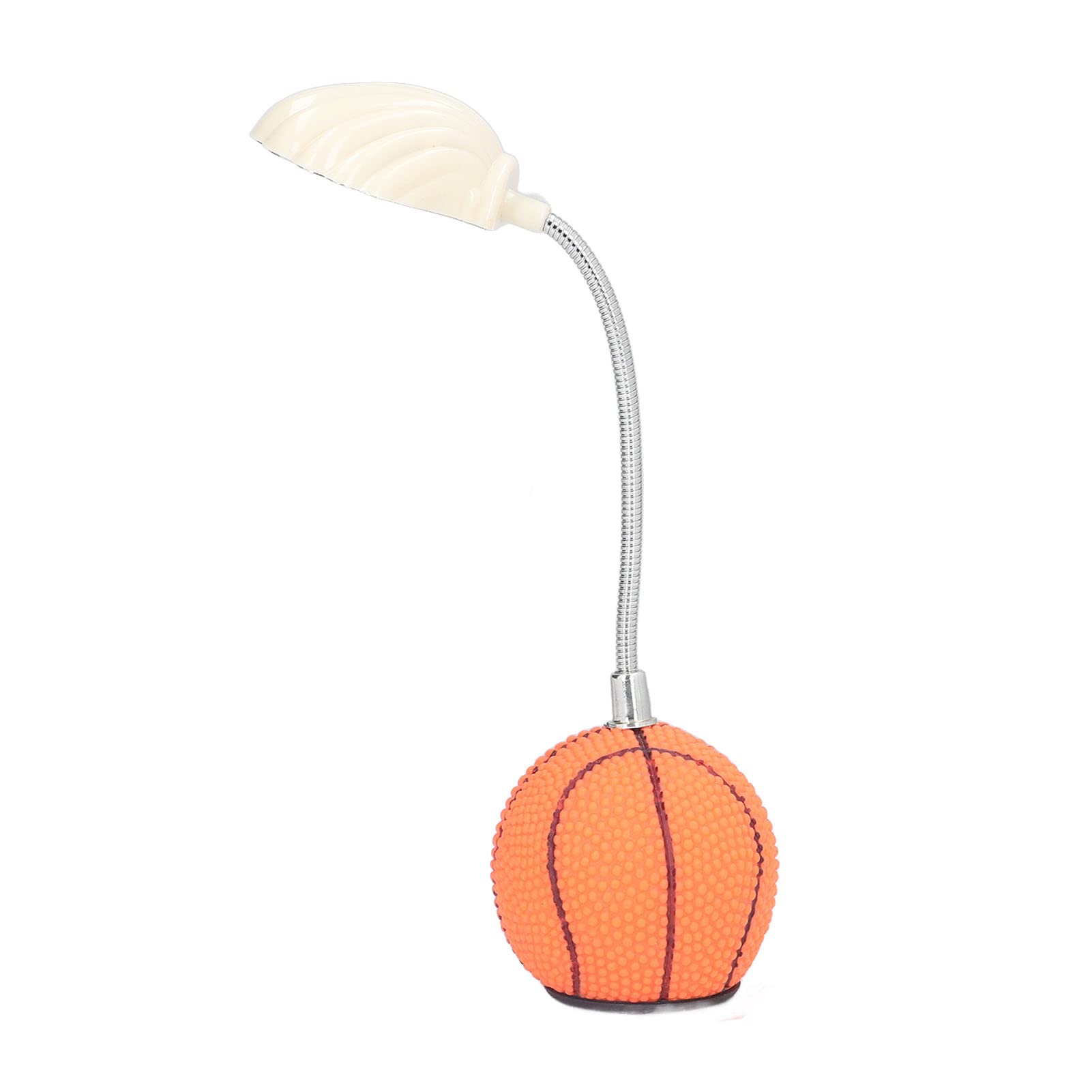 Pwshymi Kids LED Desk Lamp - Eye-Caring Basketball Shaped USB Desk Light for Study, Reading & Homework | Dimmable LED Task Lamp for Children's Room & Office Workspace