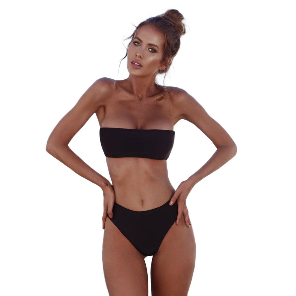 Women's Water Aerobics Swimsuits - Brazilian Lace Bikini Set with Push-Up Bandage Design for Beach & Pool | Perfect for Swimming, Aqua Fitness, and Summer Vacations