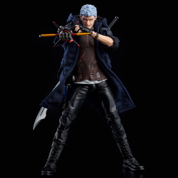 1000toys (Sen Toys) Devil May Cry 5 V Nero 1/12 Scale Deluxe Action Figure - Collectible Anime Character Model for Display & Gaming Enthusiasts