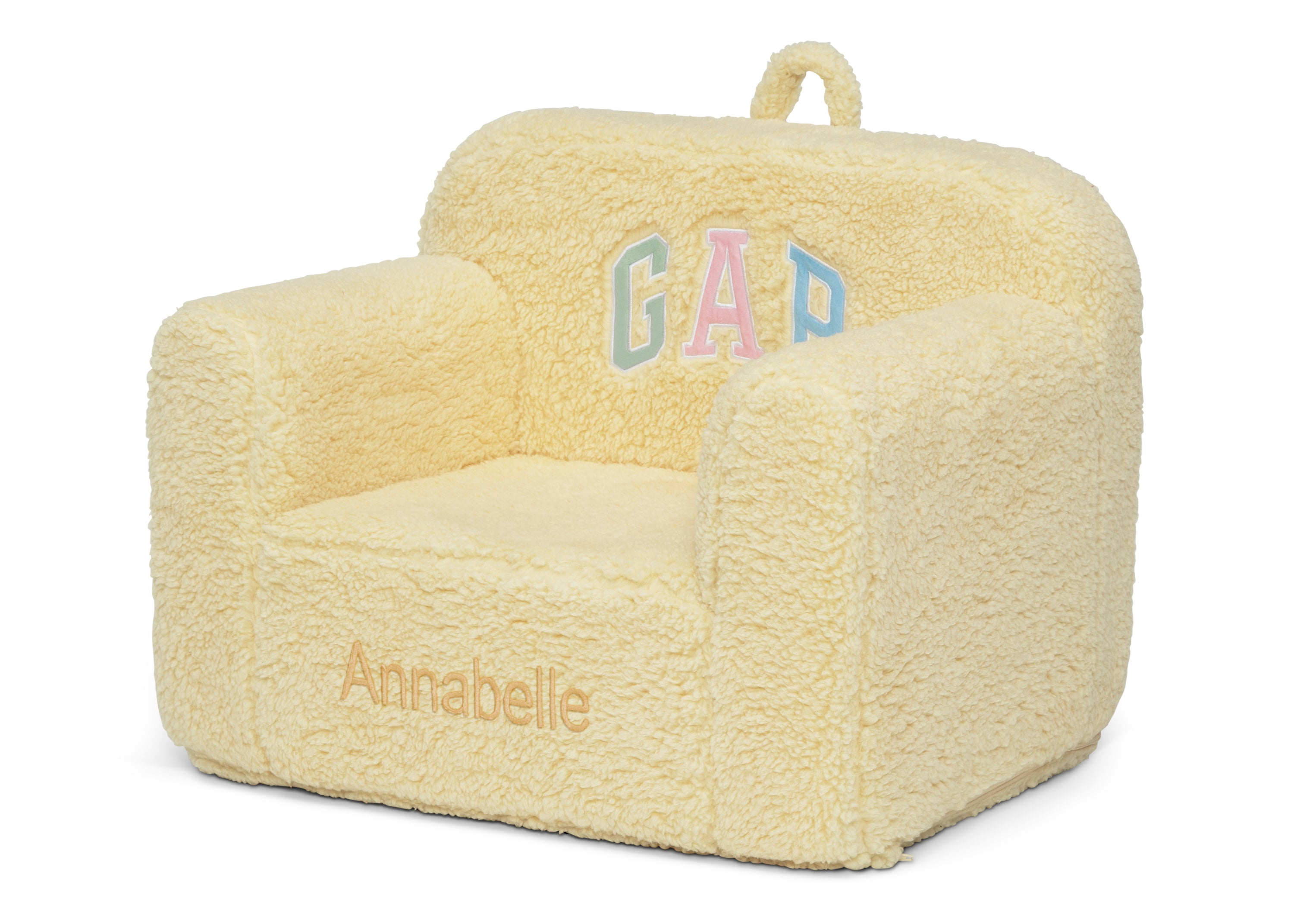 Personalized BabyGap Sherpa Chair - Cozy & Custom Kids' Seat for Nursery, Bedroom, or Playroom - Perfect for Reading, Relaxing & Snuggling