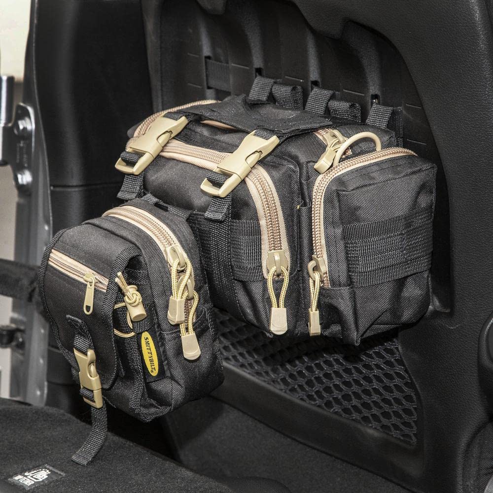 Smittybilt MOLLE Bag Kit - SB56633 Tactical Gear for Outdoor Adventures, Hiking, Camping & Off-Roading