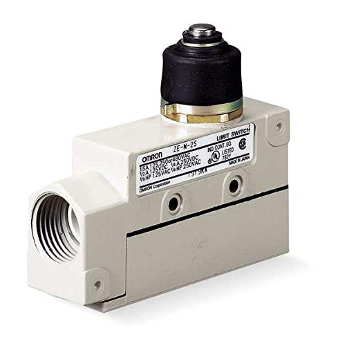 SPDT Limit Switch with Plunger - NEMA 1, 2, 3, 4, 5 & IP65 Rated - Ideal for Industrial Automation, Machinery Safety Controls, and Equipment Protection