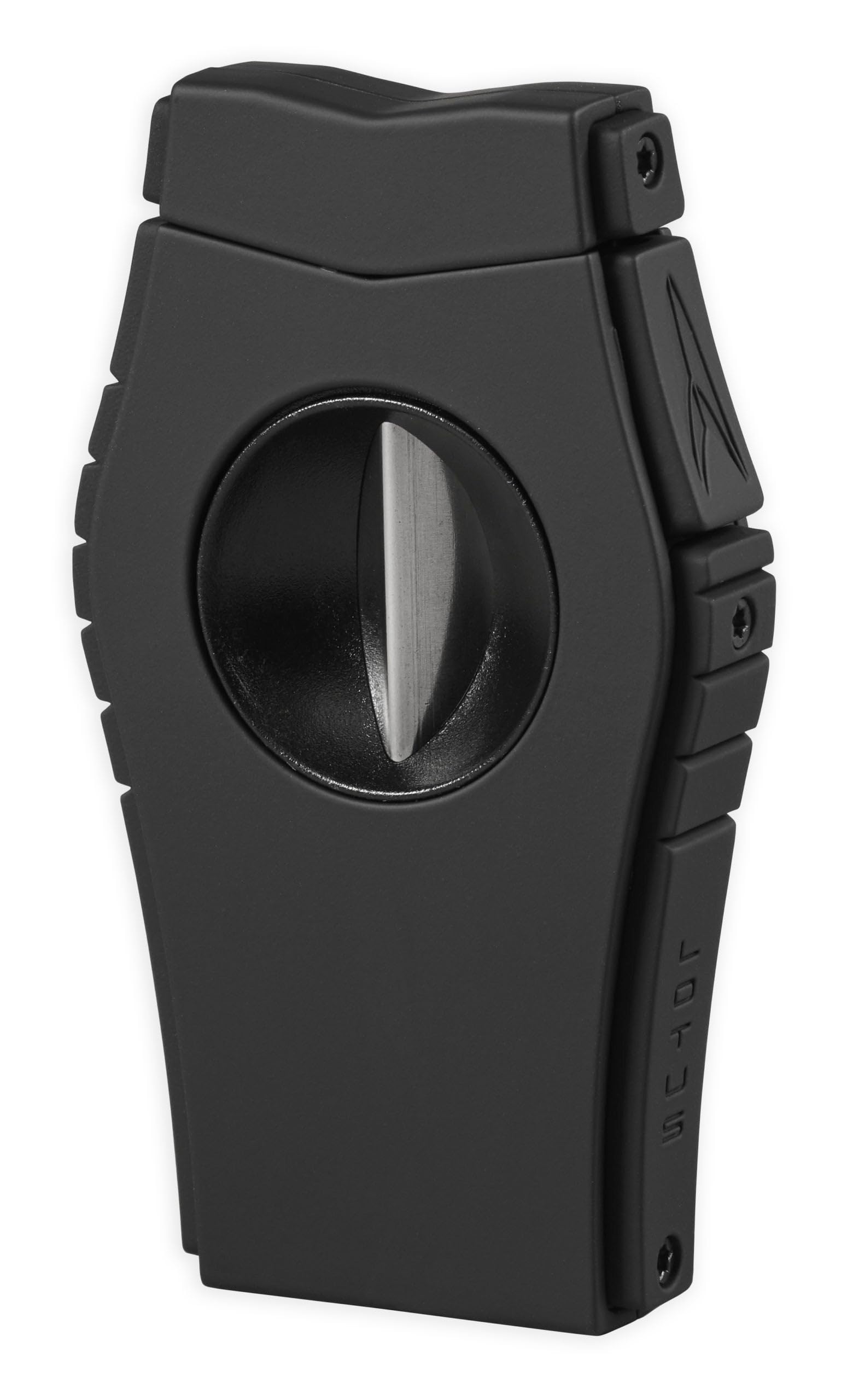 Premium Lotus Viper V-Cut 64 RG Copper & Black Cigar Cutter - Perfect for Cigar Aficionados, Gifts & Special Occasions