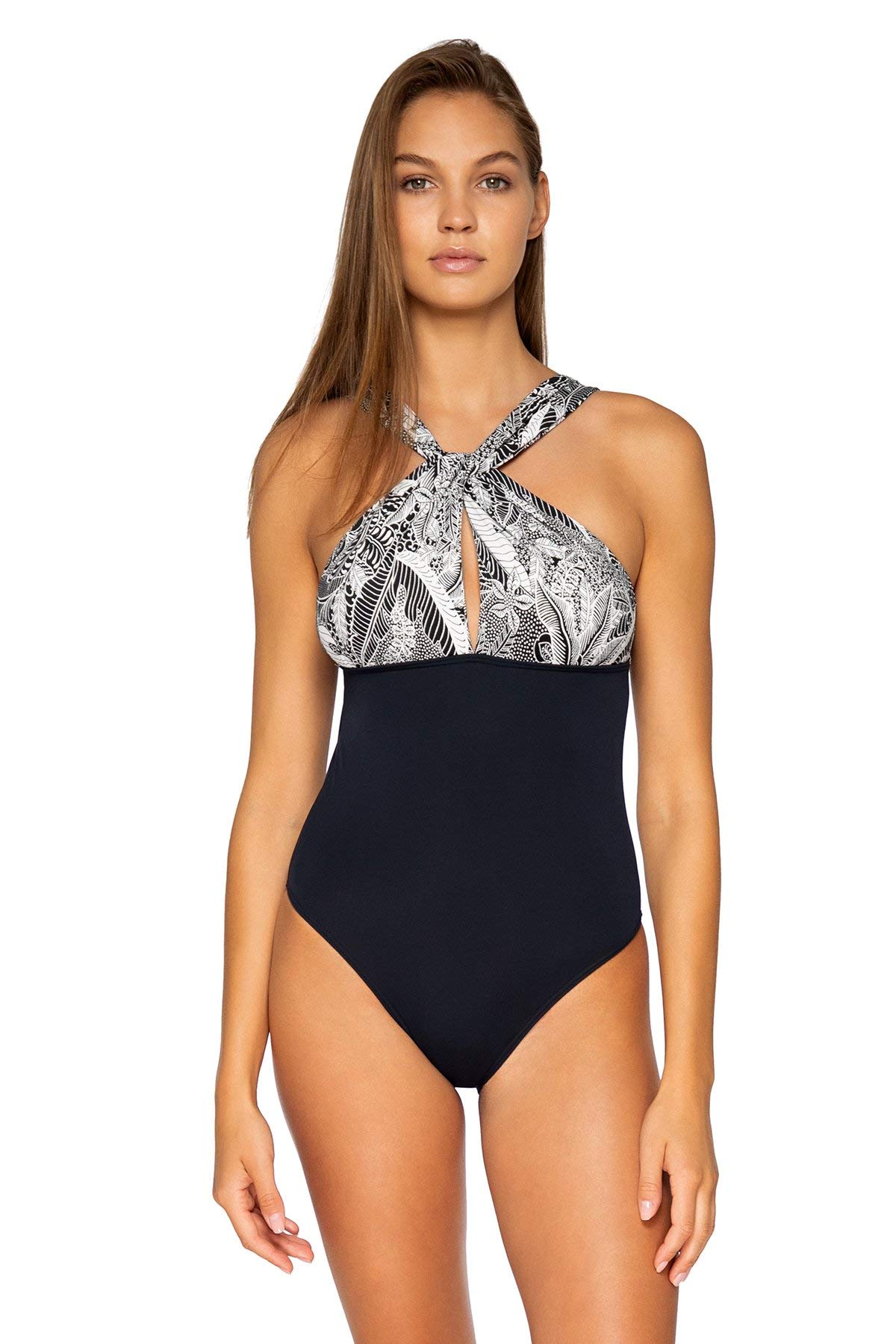 Sunsets Grace High Neck One Piece Swimsuit for Women - Sexy Tummy Control Bathing Suit - Perfect for Beach, Pool & Vacation
