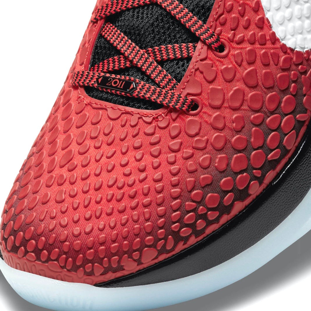 Nike Kobe 6 Protro 2021 Challenge Red Basketball Shoes - Men's High-Performance Court Sneakers for Indoor & Outdoor Play - Perfect for NBA Fans and Streetball Enthusiasts