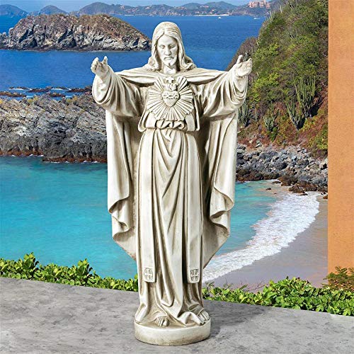 Design Toscano Sacred Heart Religious Garden Statue - 10