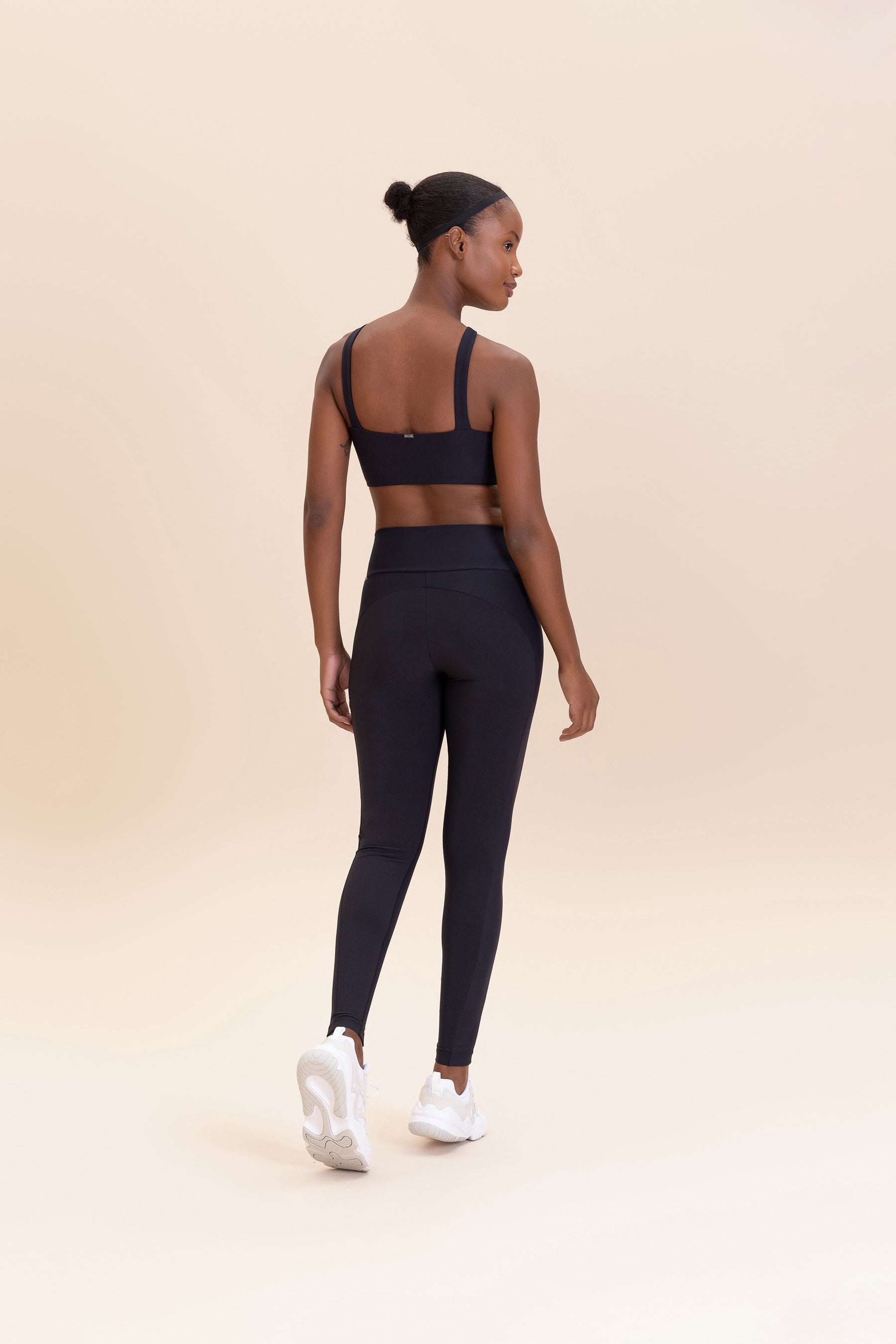 Comfortable Stretchy Neoprene Leggings for Women - High Waist Yoga Pants for Workout, Running & Lounge Wear