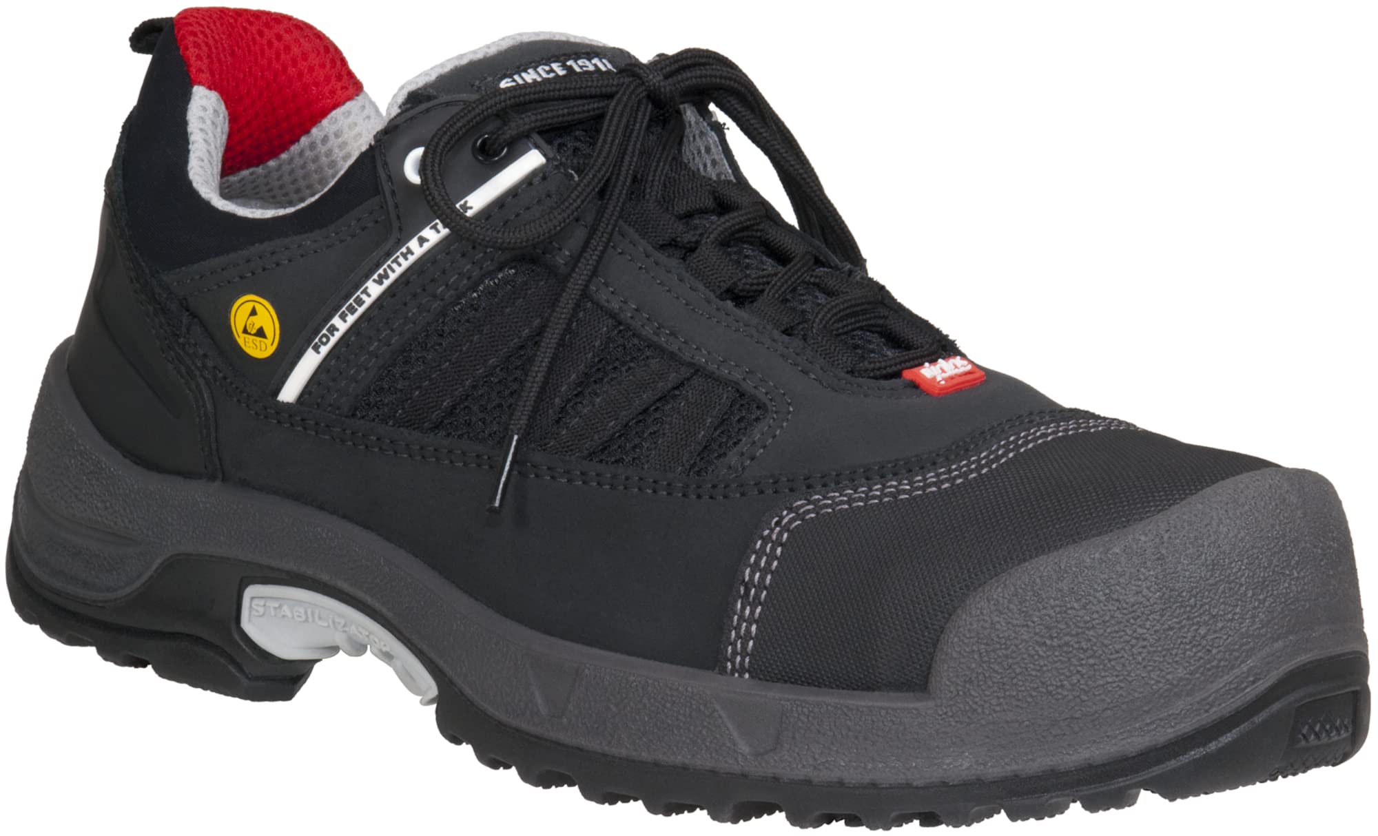 JALAS 3018 Zenit Safety Shoes - Lightweight Steel Toe Work Boots for Men & Women - S3 SRC ESD ASTM Certified - Aluminum Toe & Nail Protection - Scandinavian Design - Perfect for Construction, Warehouse & Industrial Work