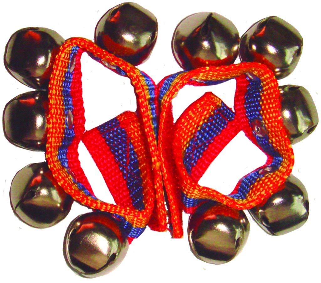 Adhesive Hook and Loop Tape with Mini Iron Tinker Bells & Egg Shakers - Perfect for DIY Crafts, Costume Accessories, and Musical Instrument Projects