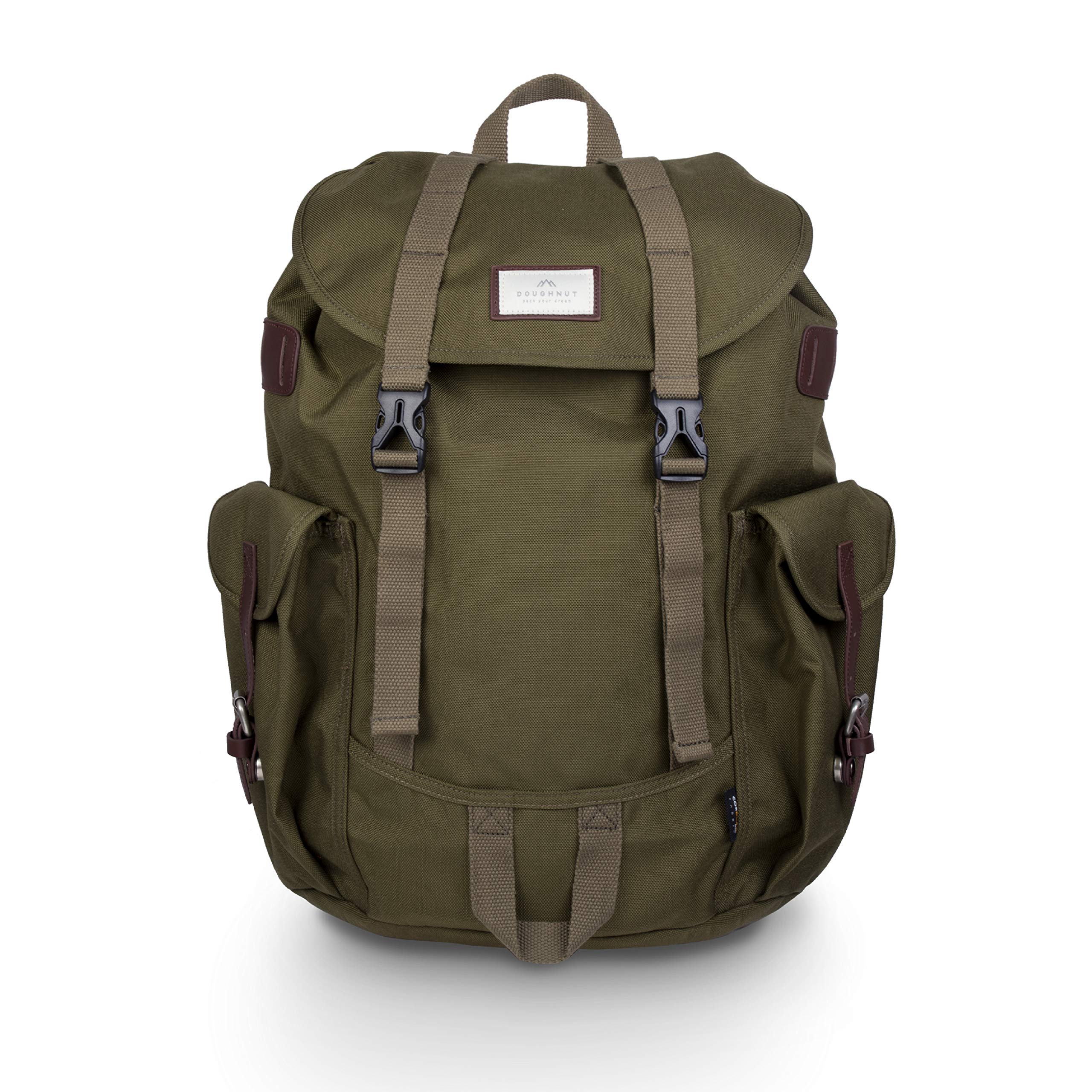 Doughnut Woodland Cordura 28L Backpack - Lightweight Travel Hiking Daypack for School, Work & Commuting | Water-Resistant Laptop Bag for Outdoor Adventures & Daily Use