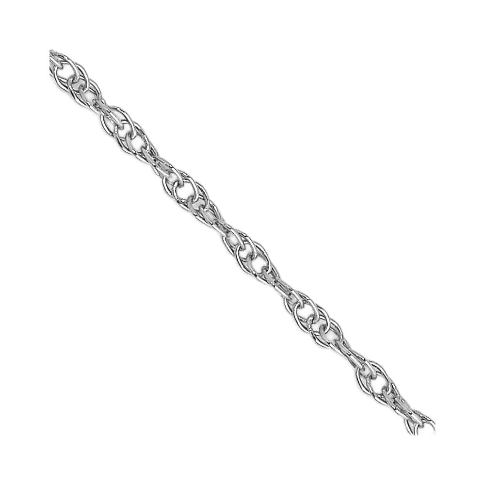 10K Gold .95mm Carded Cable Rope Chain Necklace for Women - Diamond2Deal Dainty Layering Jewelry Gift for Birthday, Anniversary & Valentine's Day