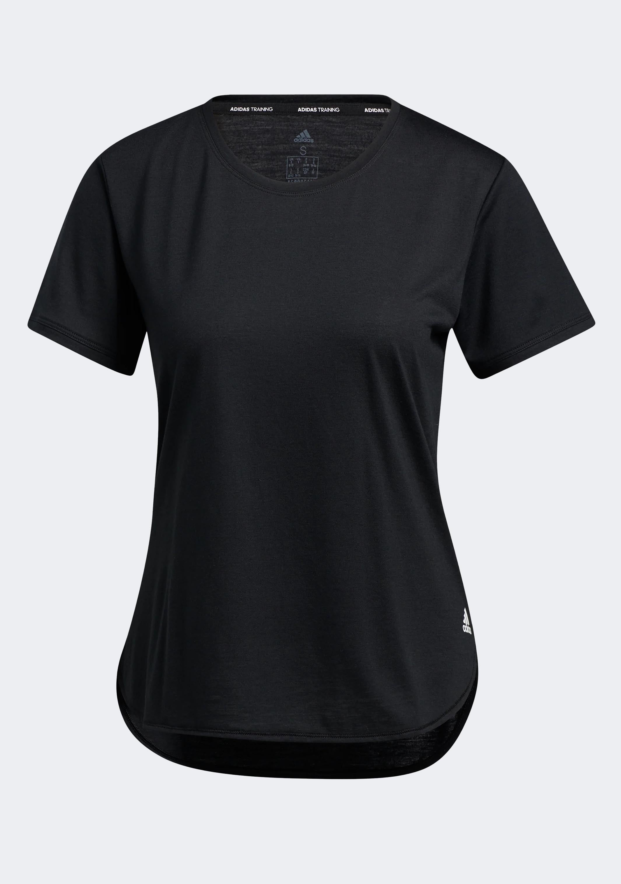 Adidas Women’s Go to Training Tee 2.0 - Moisture-Wicking Workout Shirt for Running & Gym - Lightweight Comfort Fit Activewear Top for Women