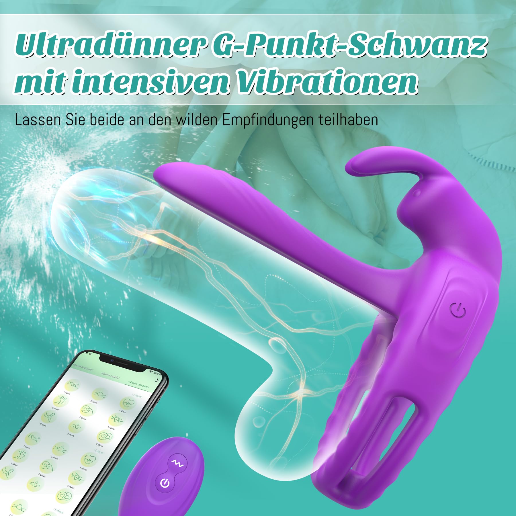 Realistic Vibrating Penis Ring for Men & Couples - Enhance Intimacy with Powerful Stimulation, Sex Toy for Couples & Solo Play, Waterproof & Rechargeable - Perfect for Spicing Up Your Love Life & Bedroom Fun