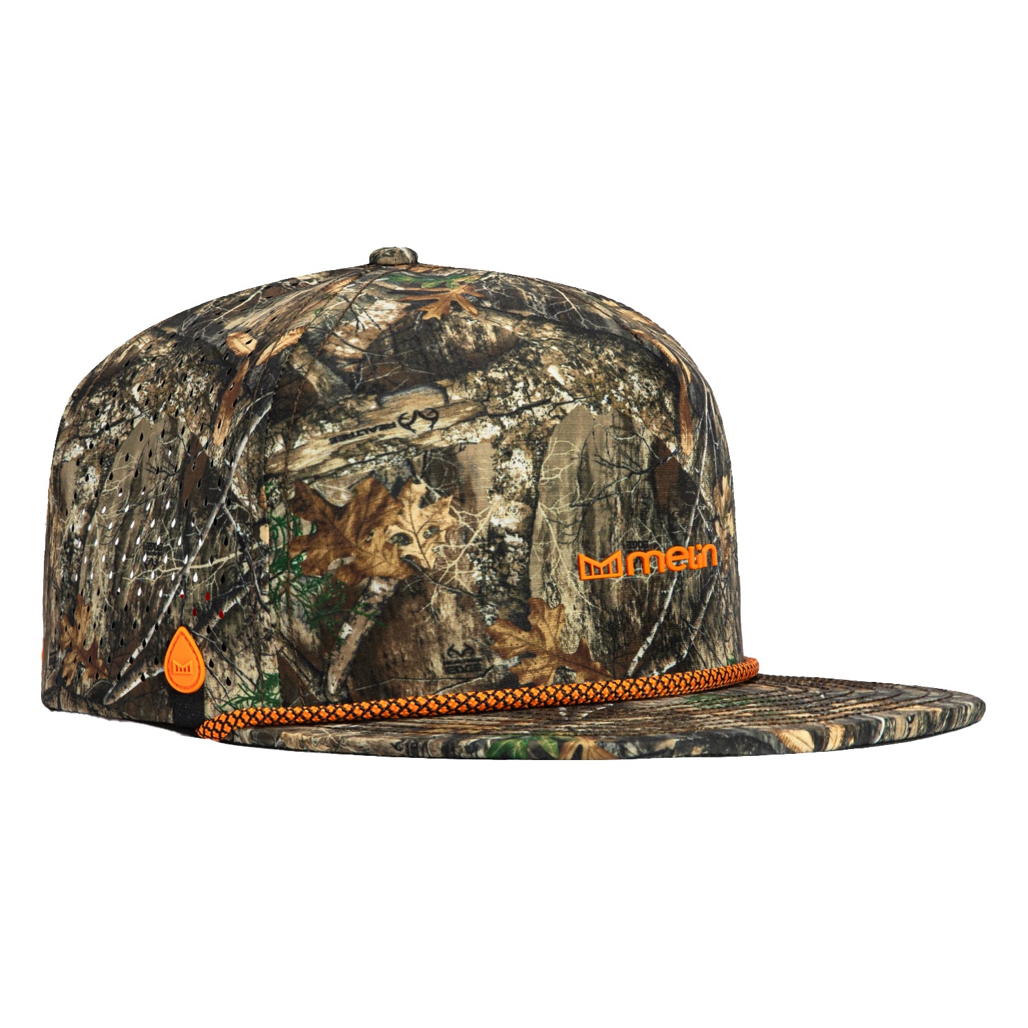Melin Coronado Rope Hydro Snapback Hat - Realtree Camo Adjustable Baseball Cap for Men & Women - Perfect for Outdoor Activities, Fishing, Hiking, and Casual Wear