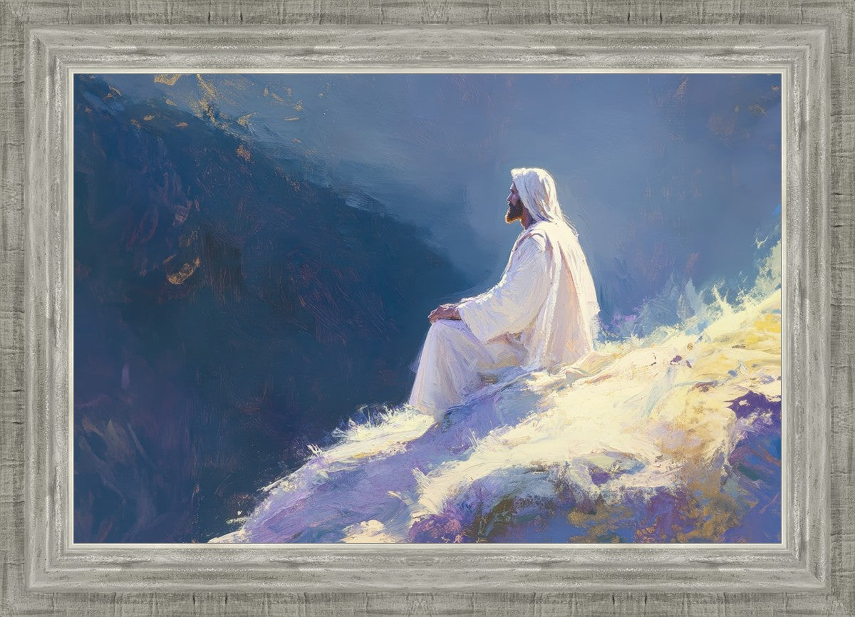 Contemplation By Justin Anna Culebro - Abstract Wall Art Painting for Home & Office Decor | Perfect for Living Room, Bedroom or Meditation Space
