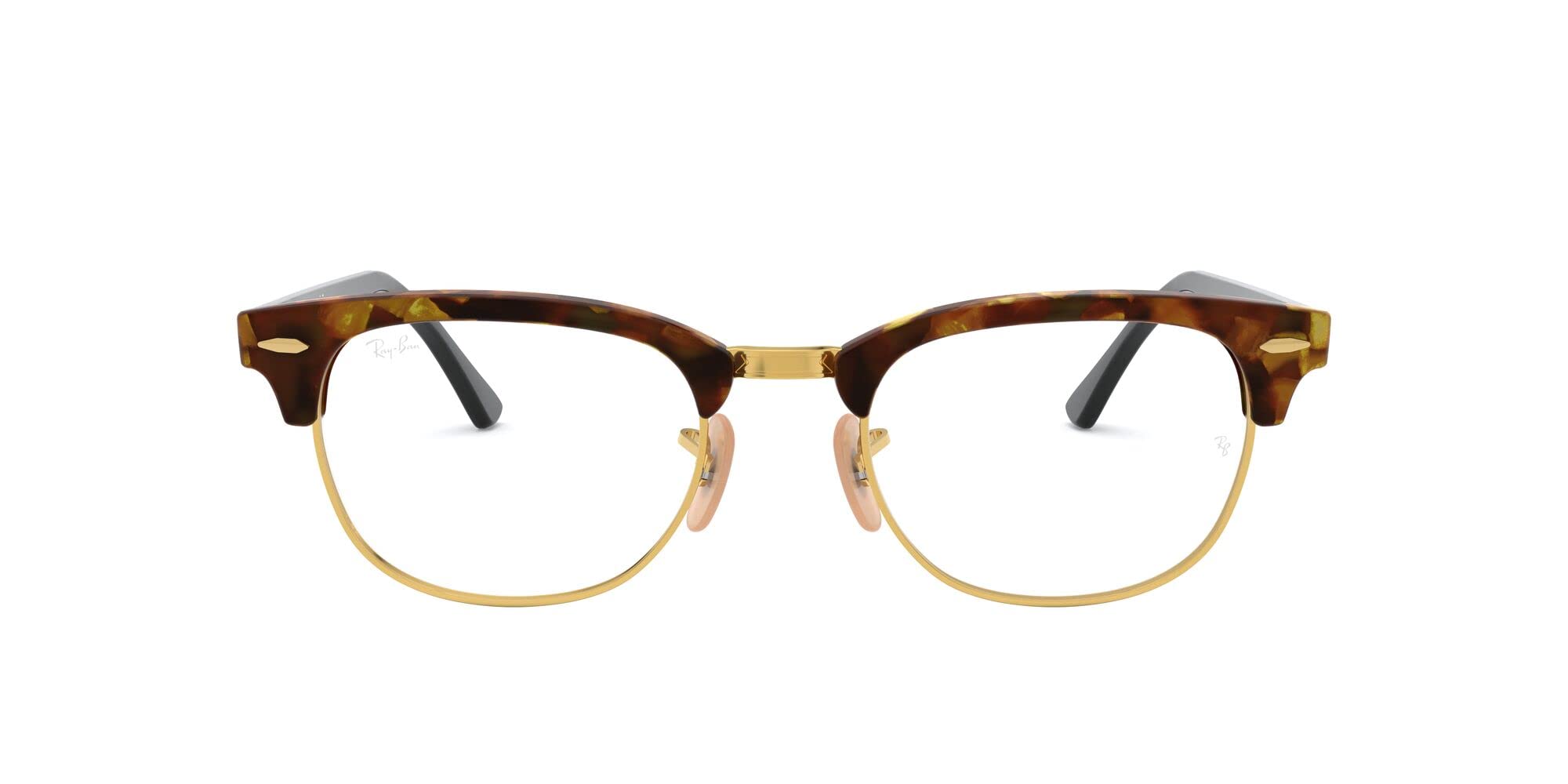 Ray-Ban Rx5154 Clubmaster Square Prescription Eyeglasses Frames for Men & Women - Classic Retro Style Eyewear for Reading, Work, and Daily Fashion