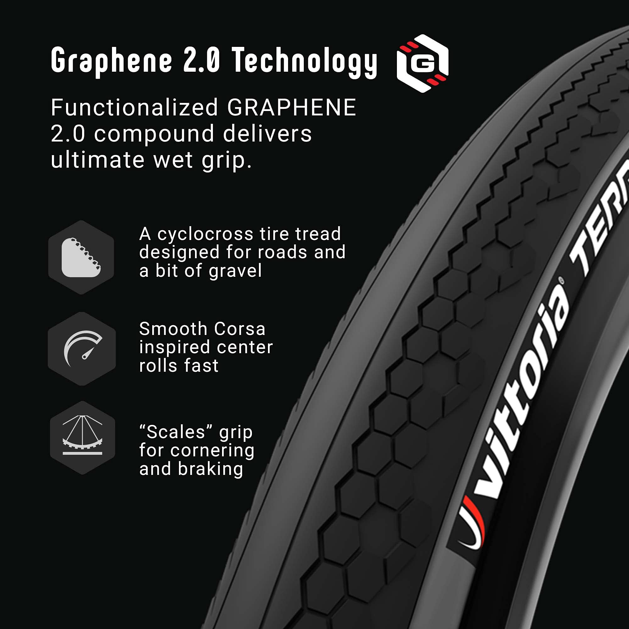 Vittoria Terreno Zero G2.0 Tubeless TNT Bike Tires - Gravel & Road Cycling Tires for Cyclocross, All-Terrain Riding | Perfect for Off-Road Adventures & Commuting