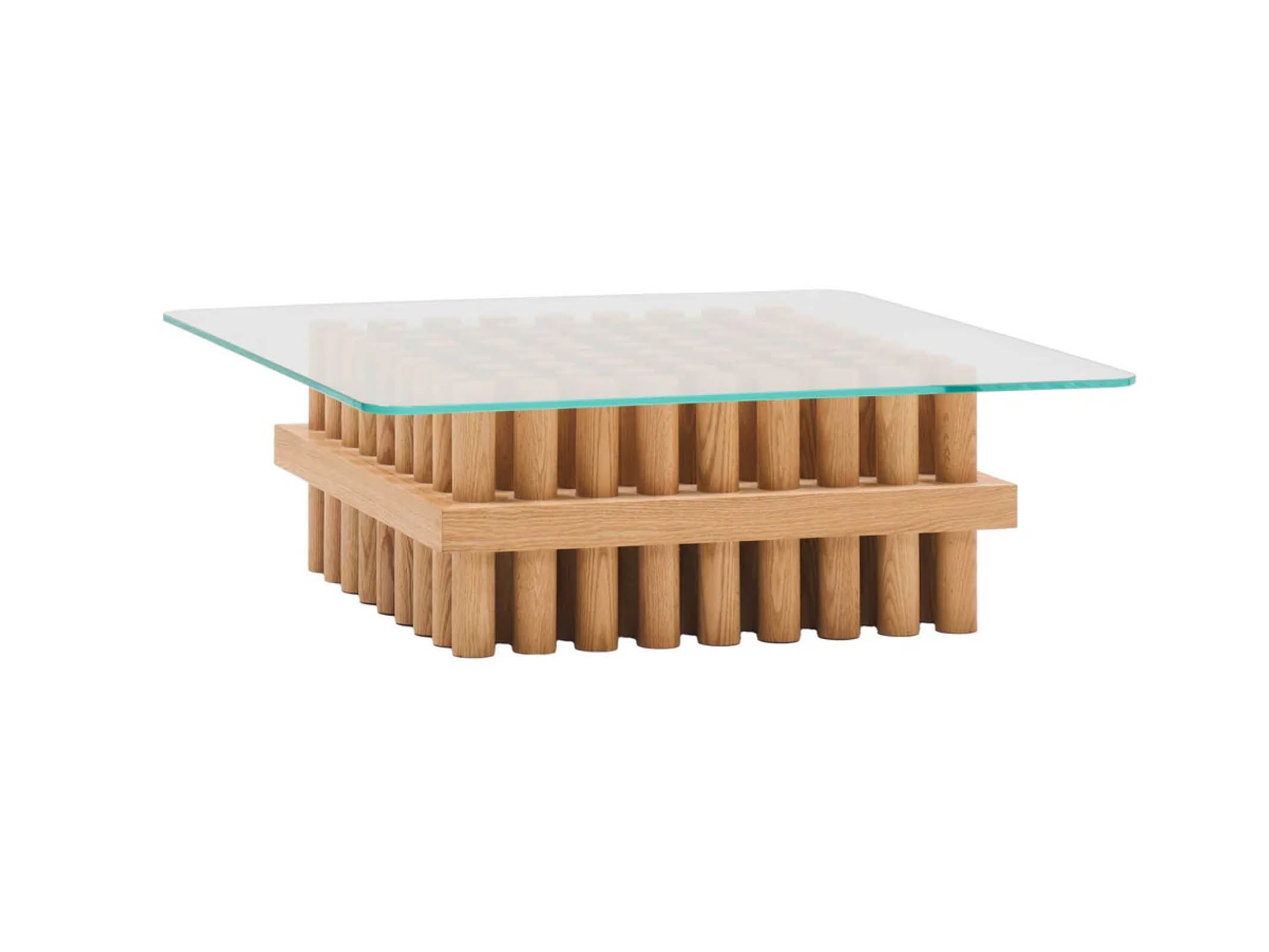 Modern Square Coffee Table for Living Room - Stylish Wooden Game Table with Storage - Perfect for Board Games, Books & Home Decor