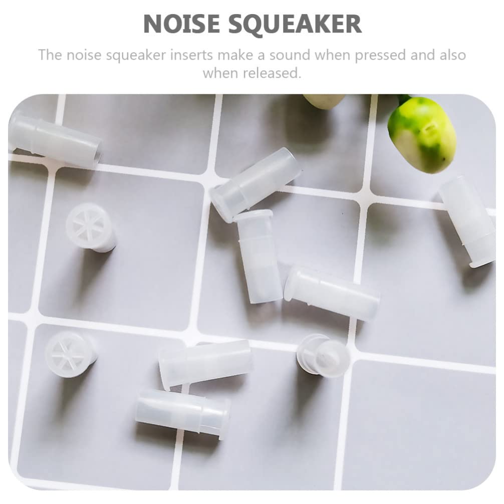 100pcs Squeaker Refills for DIY Dog Toys, Crafts & Repair - Noise Maker Whistle Insert Replacement for Pet Toys, Plush Animals & Home Decor - Fun Sound Effects for Kids & Pets