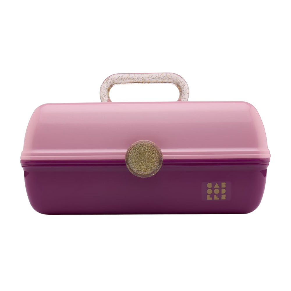 Caboodle On The Go Girl Makeup Organizer - Portable Cosmetic Case for Travel, School & Gym - Perfect for Teens & Women (Pink) | Compact Storage for Makeup Brushes, Lipsticks & Beauty Essentials