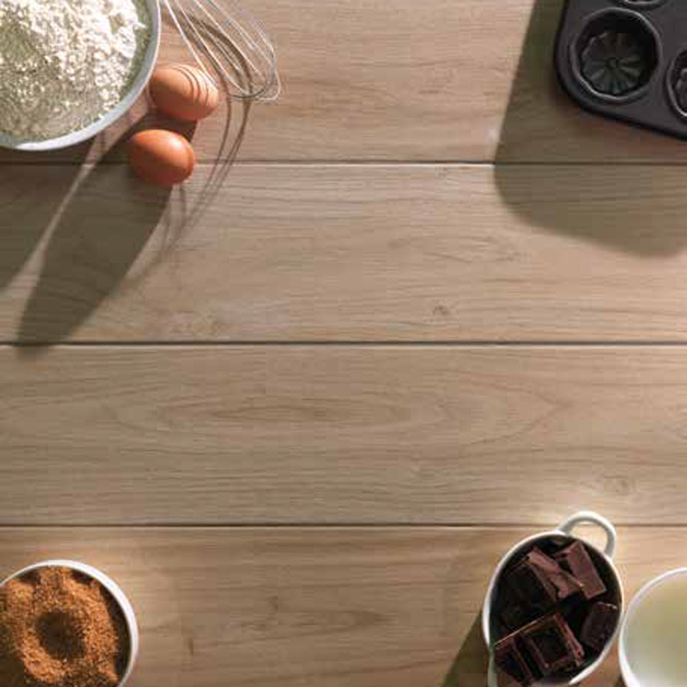 Italian Porcelain Wood Look Tile - Authentic Chalet Style for Floors & Walls - Perfect for Living Rooms, Kitchens, and Rustic Home Decor
