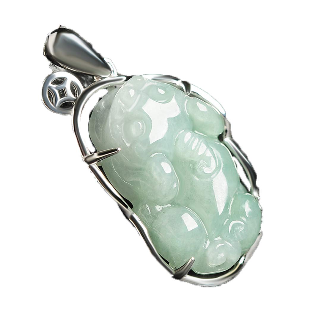 Natural Green Emerald Jade Pendant Necklace - Authentic Cusstally Charm Jewelry for Women | Perfect for Gifts, Weddings & Everyday Elegance