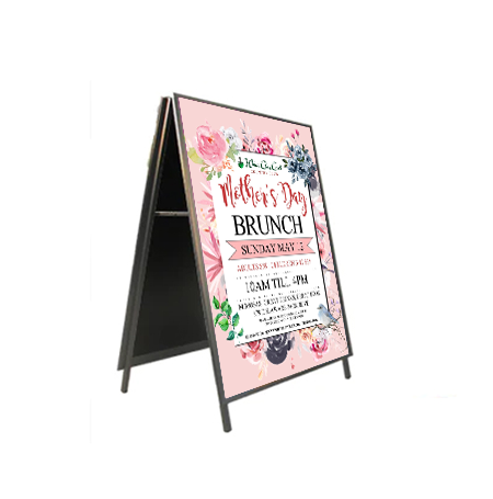 40x60 A-Frame Sign Holder with Security Screws - 1.25