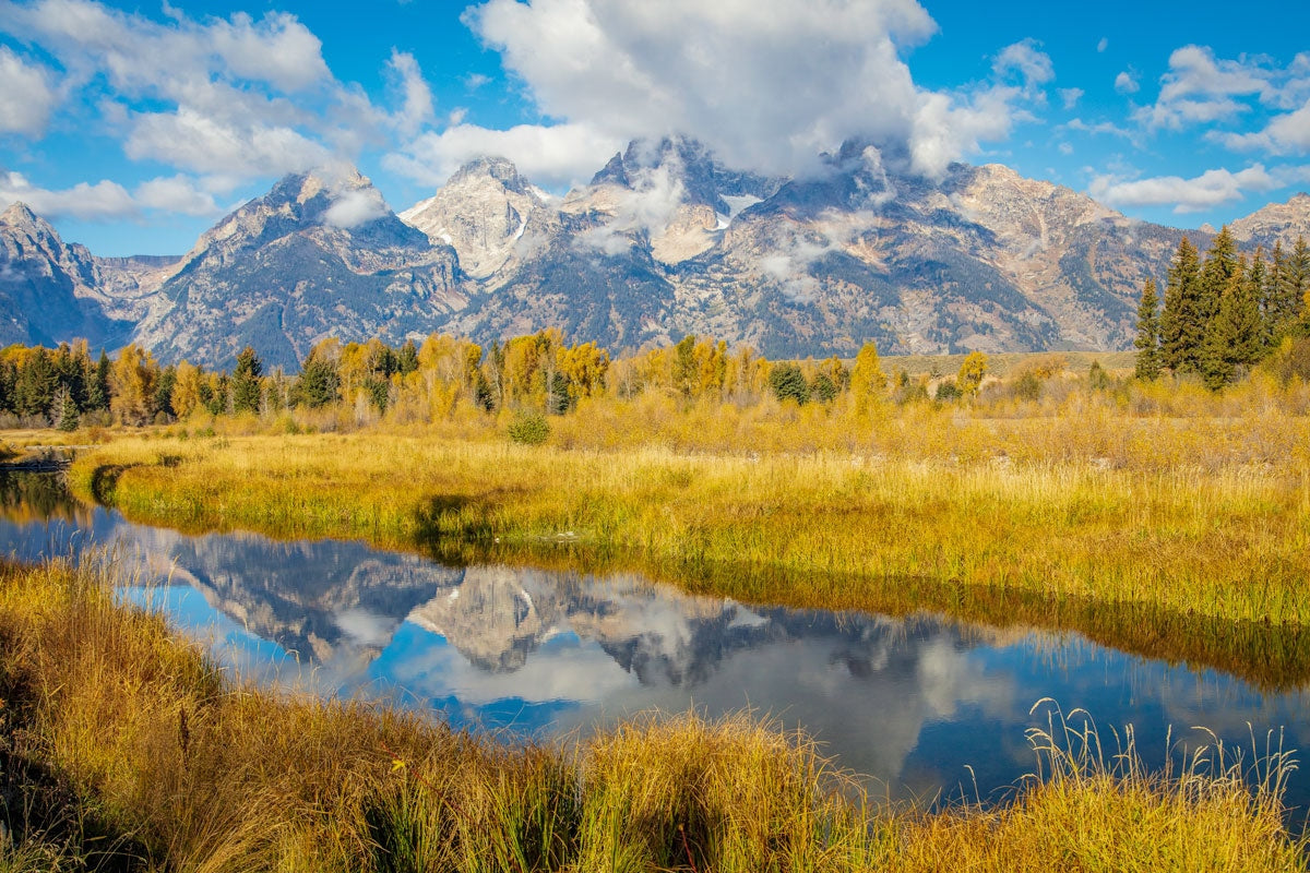 Autumn Splendor Large Wall Art - Fall Landscape Canvas Print - Home & Office Decor for Living Room, Bedroom, Entryway