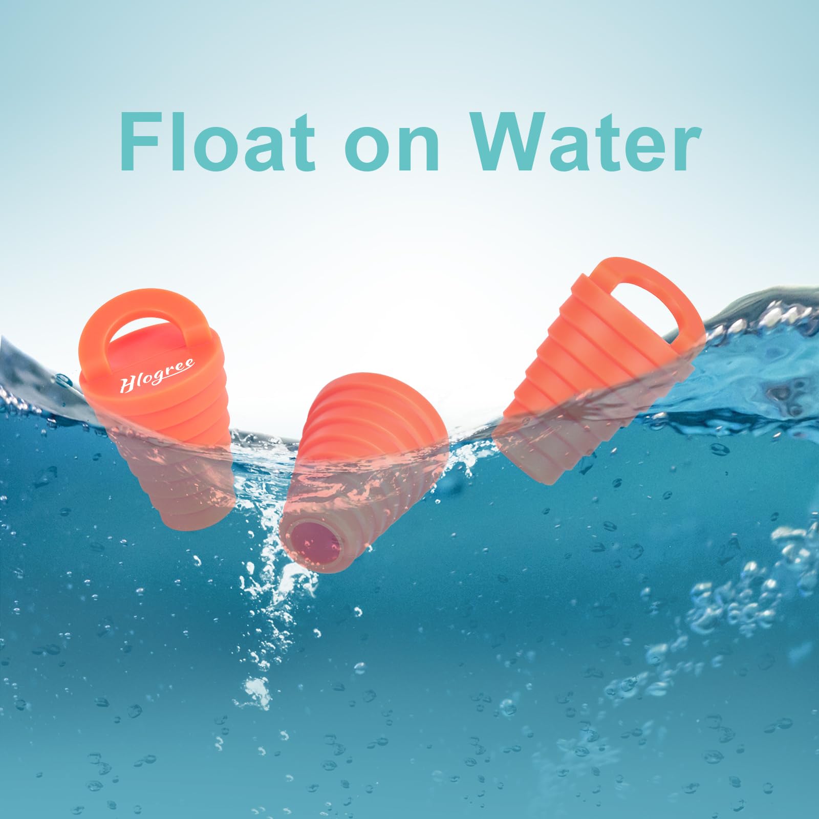 HLOGREE 10 PCS Silicone Kayak Scupper Plugs for 0.8-1.5’’ Holes - Waterproof Drain Plugs for Lifetime/Sit On Top/Pelican Kayaks - Perfect for Kayaking, Fishing, and Water Sports