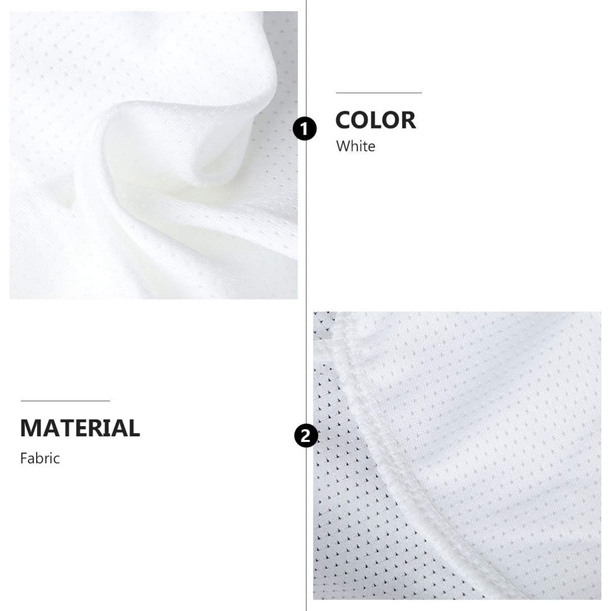 Beavorty Reusable Underarm Sweat Pads for Women - Quick Dry White Sweatproof Vest, Workout & Everyday Use, Dove Scented Shower Steamer Compatible - Perfect for Gym, Yoga & Hot Weather Protection